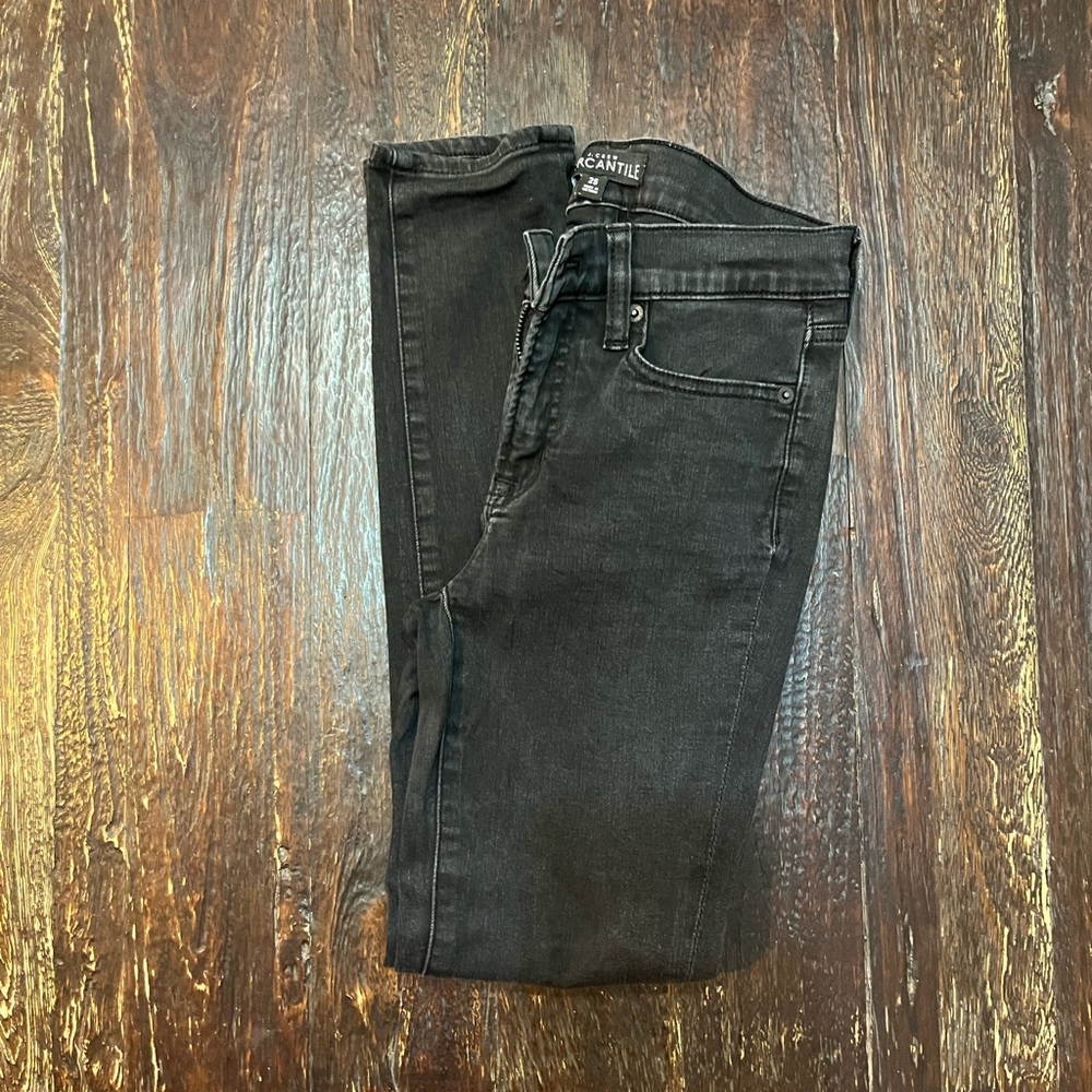 Jcrew skinny jeans black 25